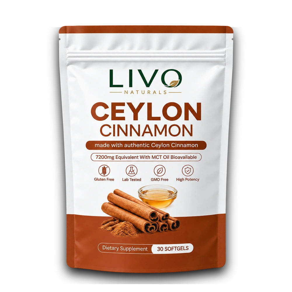 Ceylon Cinnamon 7200mg Equivalent with MCT Oil