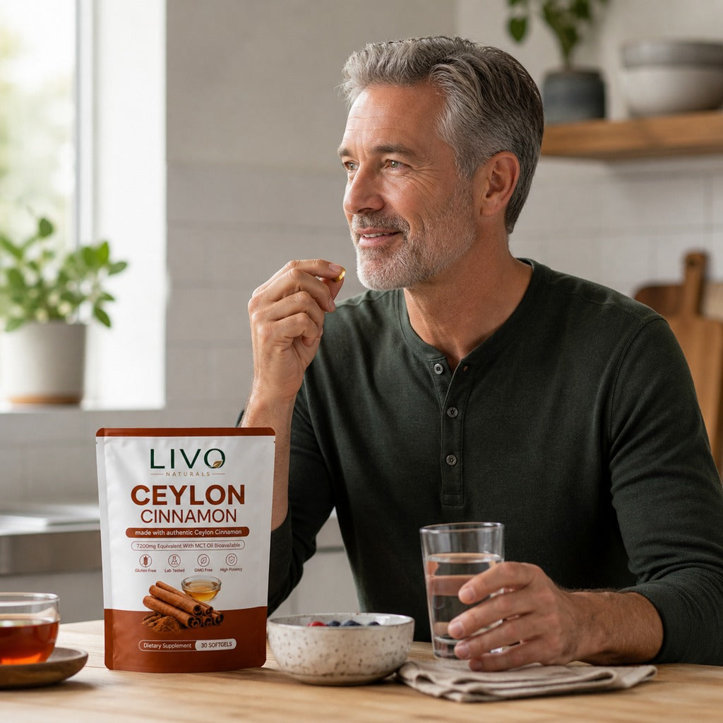 Ceylon Cinnamon 7200mg Equivalent with MCT Oil